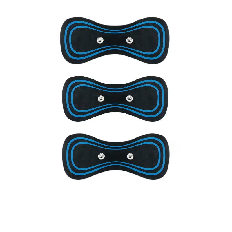 Neck Massage Gel Pad Electric EMS Mini Cervical Back Muscle Pain Relief Patch Stimulator Massageador Mat Gel Pad Replace Sticker