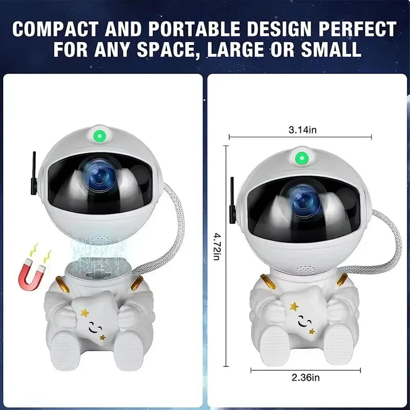 2025 Starry Sky Projector Lamp Decoration Bedroom Room Nebula LED Night Light Children Adult Gift Galaxy Starry Sky Astronaut