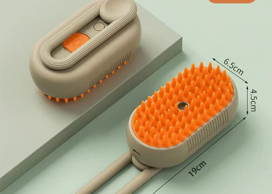 Cat Dog Steamy Brush Steam Brush Electric Sprayer for Massage Pet Grooming Tool Shedding 3 in 1 Electric Sprays Massage Combs