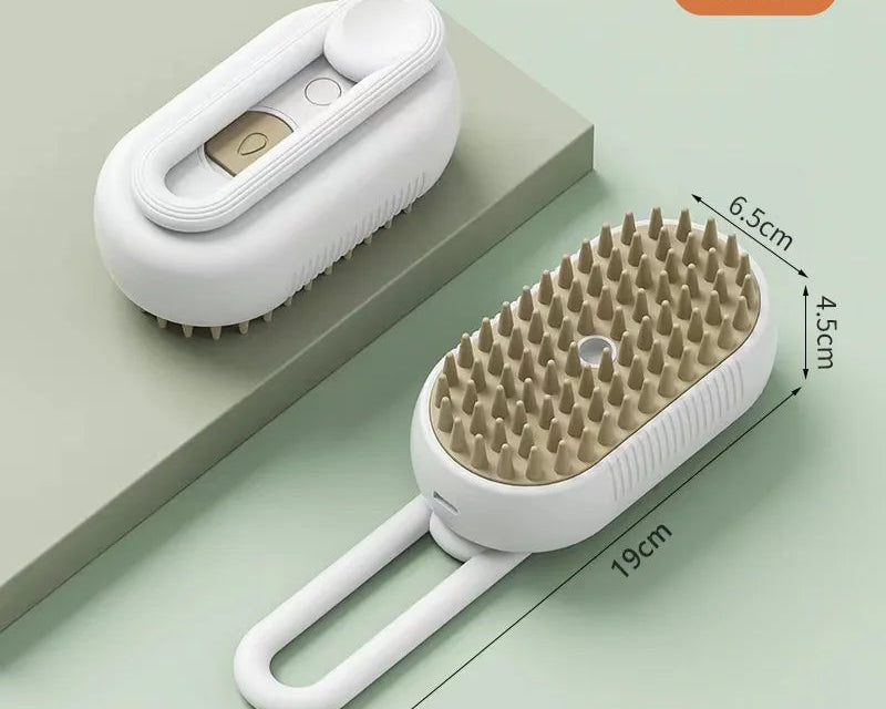 Cat Dog Steamy Brush Steam Brush Electric Sprayer for Massage Pet Grooming Tool Shedding 3 in 1 Electric Sprays Massage Combs